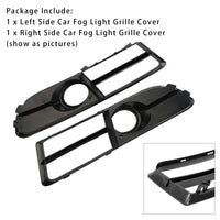 Paire Grilles Protection Phares Antibrouillard Audi A4 B7 S-Line 2005-2008 - vue arrière - Becquet Voiture