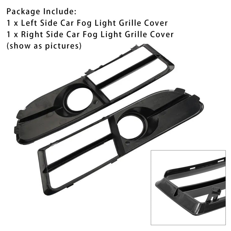 Paire Grilles Protection Phares Antibrouillard Audi A4 B7 S-Line 2005-2008 - vue arrière - Becquet Voiture