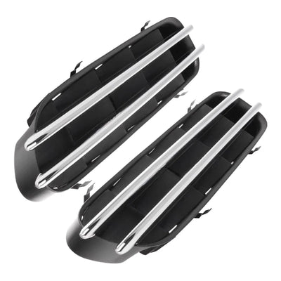 Paire Panneaux Protection Calandre BMW Série 5 E39 E60 M5 51137896850 - en situation - Becquet Voiture