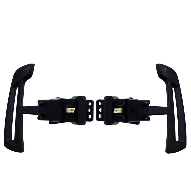 Palette au Volant Aluminium Porsche 911 991 718 - vue arrière - Becquet Voiture