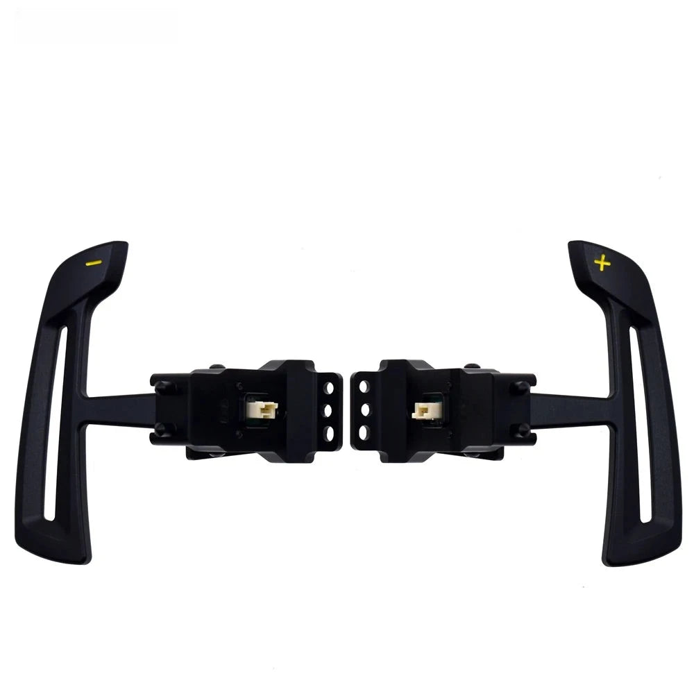 Palette au Volant Aluminium Porsche 911 991 718 - vue de face - Becquet Voiture