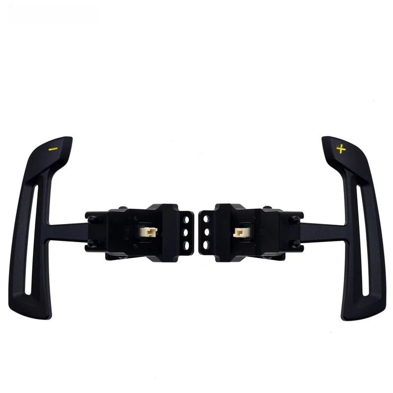 Palette au Volant Aluminium Porsche 911 991 718 - vue de face - Becquet Voiture