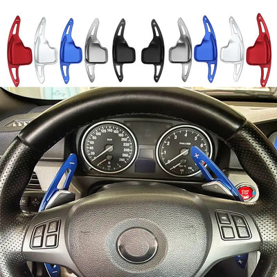 Palette au volant BMW Série sport - vue de face - Becquet Voiture