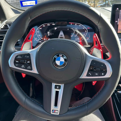 Palette au volant BMW Série X et Génération G - vue arrière - Becquet Voiture