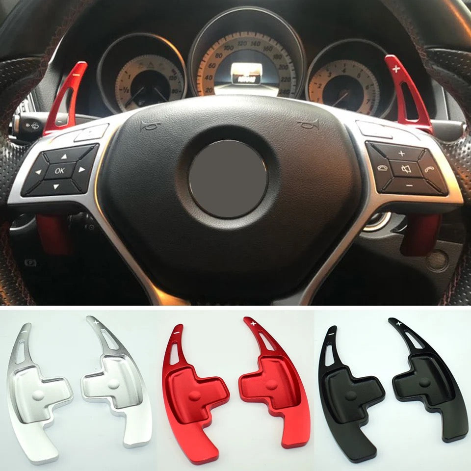 Palette au volant Mercedes Benz (2010-2017) - vue de face - Becquet Voiture