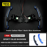 Palette au Volant Porsche 718 Cayman GT4 991 911 - vue de profil 3 - Becquet Voiture