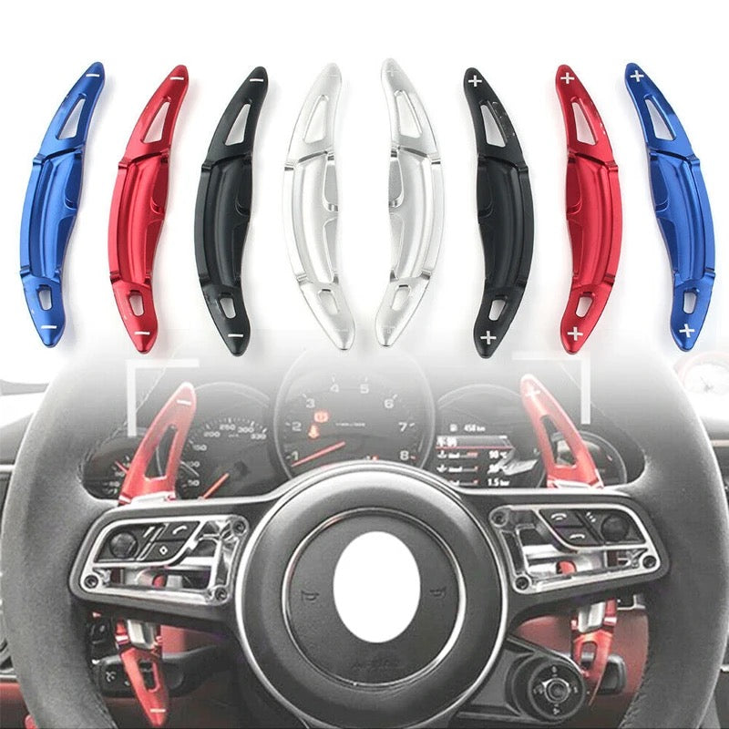 Palette au volant Porsche 911 - vue de face - Becquet Voiture