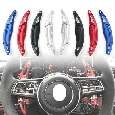 Palette au volant Porsche 911 - vue de face - Becquet Voiture