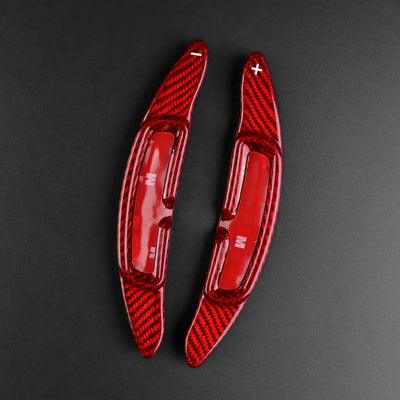 Palette au Volant Porsche Fibre de Carbone - packshot studio - Becquet Voiture