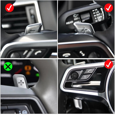 Palette au Volant Porsche Panamera Macan Cayenne 911 718 - vue de profil - Becquet Voiture