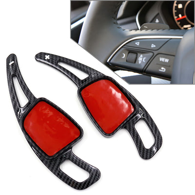 Palette volant Carbone Audi A3 A4 A5 S3 S4 S5 TT TTS - vue arrière - Becquet Voiture