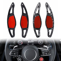 Palette volant Carbone Audi R8 RS3 RS4 RS5 TT RS RS Q3 Q8 - vue de face - Becquet Voiture