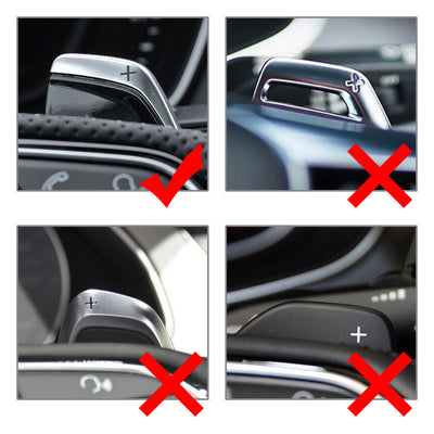 Palette volant Carbone Audi R8 RS3 RS4 RS5 TT RS RS Q3 Q8 - vue de profil - Becquet Voiture
