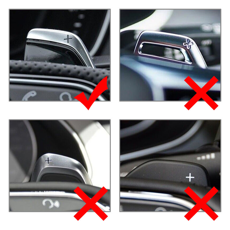 Palette volant Carbone Audi R8 RS3 RS4 RS5 TT RS RS Q3 Q8 - vue de profil - Becquet Voiture