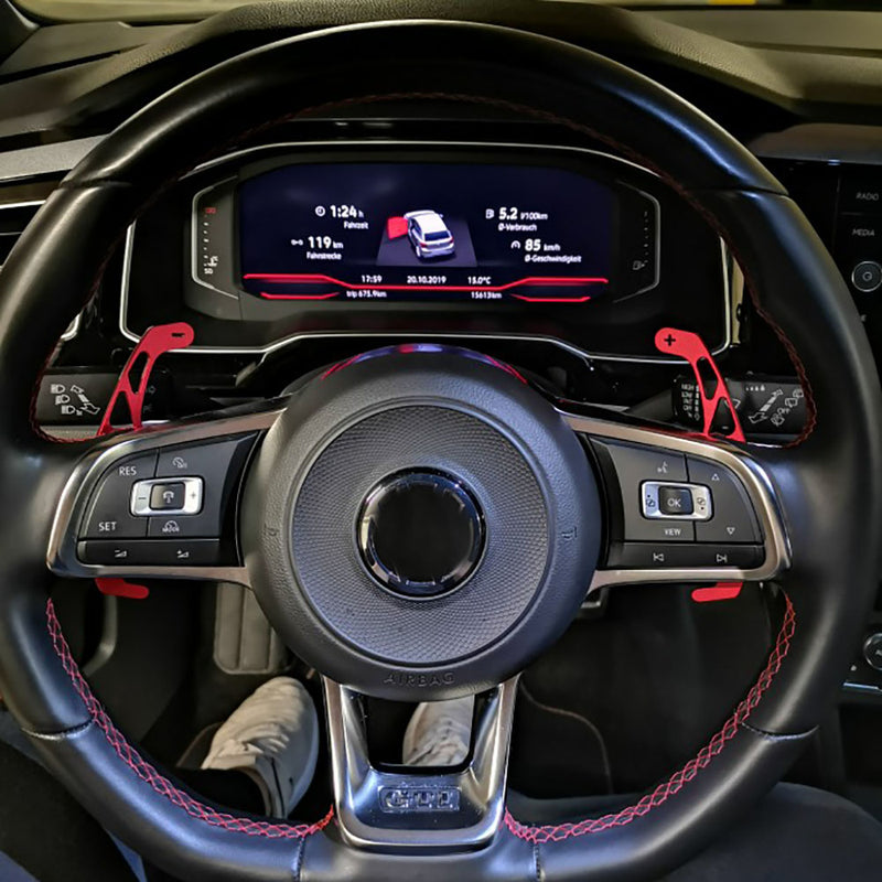 Palette volant Golf 7 GTI, Golf 7 R, Polo, Scirocco - vue de profil - Becquet Voiture