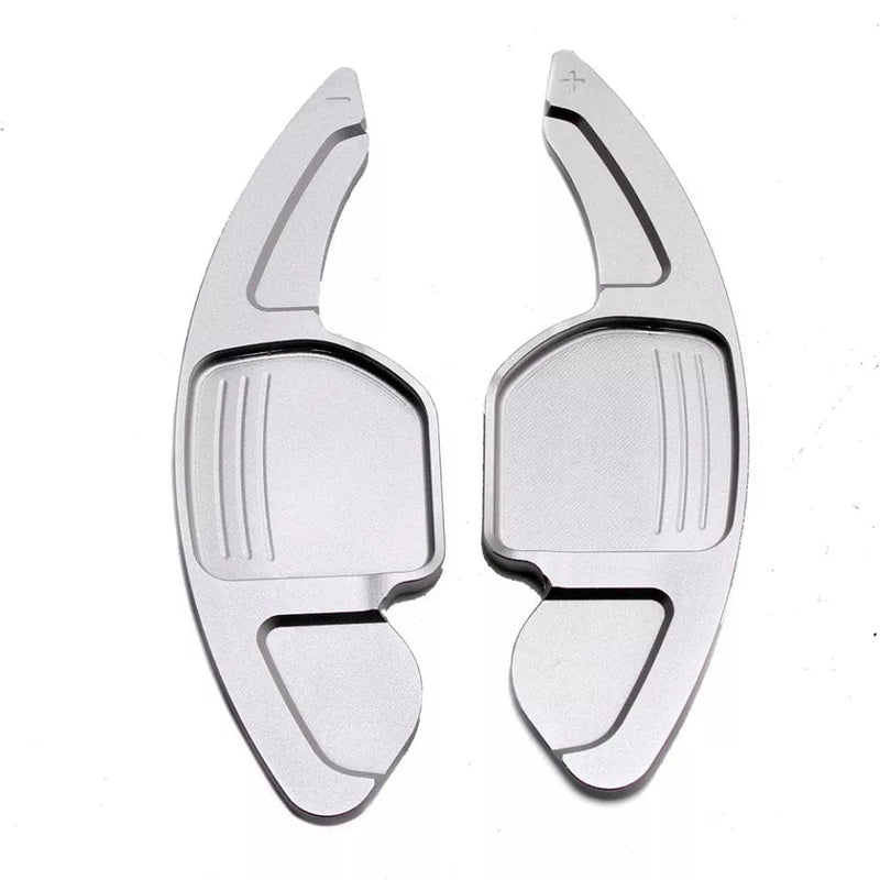 Palettes au volant aluminium Audi Q3 2011-2018 - vue de trois-quarts - Becquet Voiture