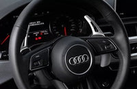 Palettes au volant aluminium Audi TT III 2015-2018 - vue de face - Becquet Voiture
