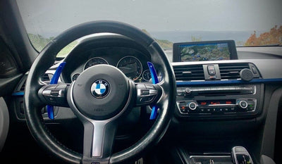 Palettes Au Volant Aluminium BMW Motorsport Série 1 F20 2011 - vue de profil - Becquet Voiture