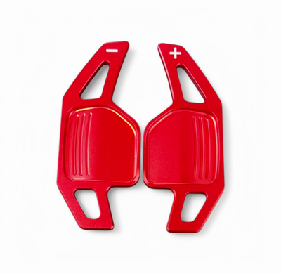 Palettes au volant aluminium chrome Audi A3 S3 8V 2012-2023 - vue arrière 3 - Becquet Voiture