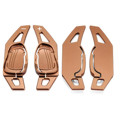 Palettes au volant aluminium Cupra Leon 2020-2024 - Performance - vue arrière - Becquet Voiture