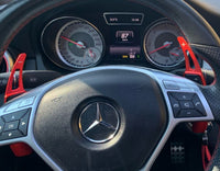 Schaltwippen Aluminium Mercedes E-Klasse W212 2013-2016 - Montagedetail - Becquet Voiture