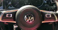 Palettes au volant aluminium VW Polo 5 2014-2017 - installé sur véhicule 3 - Becquet Voiture