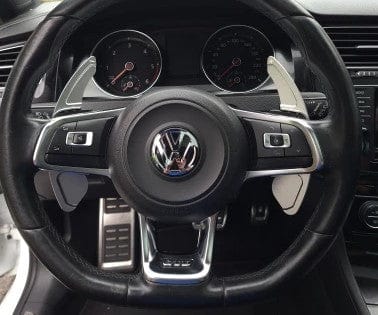 Palettes au volant aluminium VW Scirocco 2014-2017 - vue arrière - Becquet Voiture