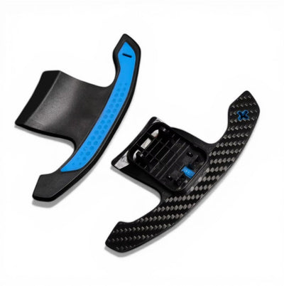 Palettes Au Volant Look M-Competition Carbone BMW Série 1 F20 - vue de face 3 - Becquet Voiture