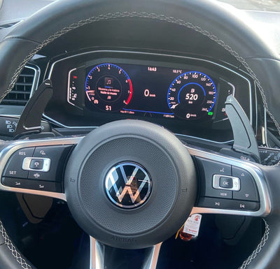 Palettes Au Volant Performance VW Polo 5 GTI R-Line 2014-2017 - vue de trois-quarts 2 - Becquet Voiture