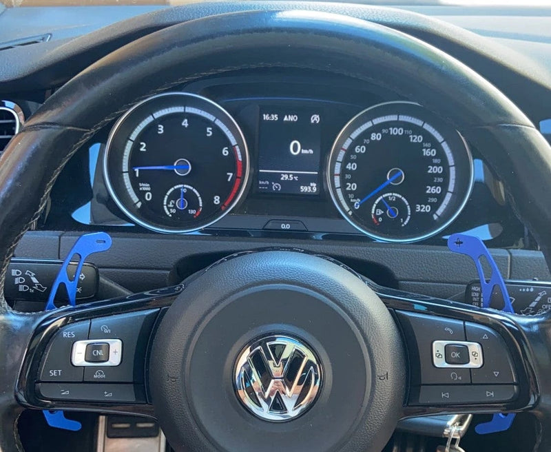 Palettes au volant Performance VW Polo 5 Phase 2 (6C1) - vue rapprochée - Becquet Voiture