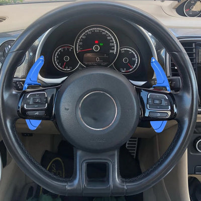 Palettes au volant Volkswagen Golf 5, 6 et Passat B6 - installé sur véhicule - Becquet Voiture