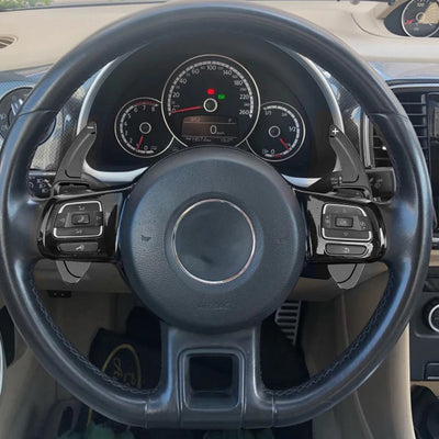 Palettes au volant Volkswagen Golf 5, 6 et Passat B6 - vue de profil - Becquet Voiture