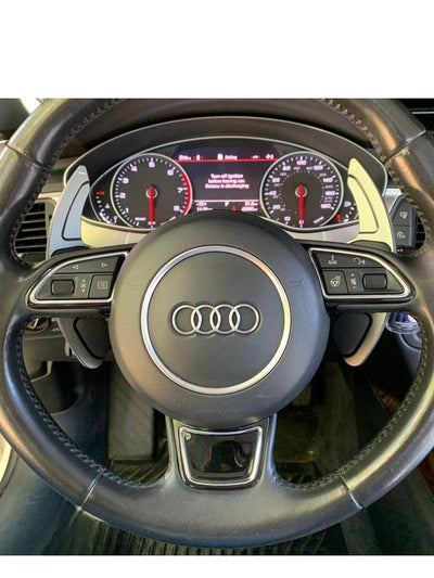 Palettes volant aluminium Audi 2008-2014 - vue de profil 4 - Becquet Voiture