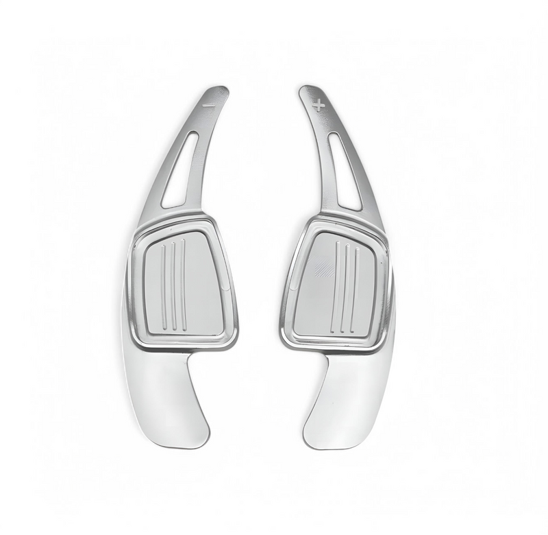 Palettes volant aluminium Audi Q2 - vue de face - Becquet Voiture