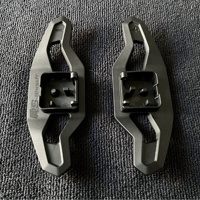 Palettes Volant Audi Style Urus Aluminium Carbone - vue de dessus - Becquet Voiture