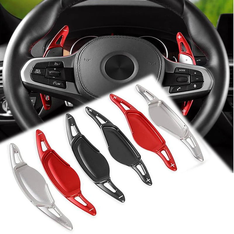 Palettes Volant BMW Série 5 7 X3 X4 G30 G11 G12 - vue de face - Becquet Voiture