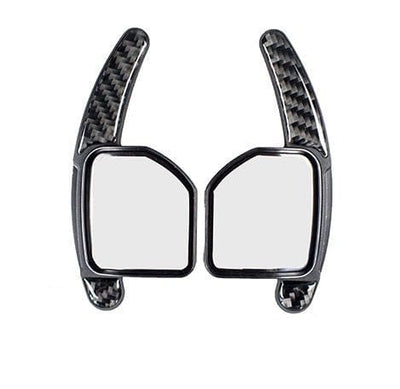 Palettes volant carbone Audi 2008-2012 - vue de profil - Becquet Voiture