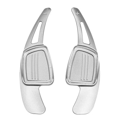 Palettes Volant Extension Audi B9 Imitation Carbone - vue de dessus - Becquet Voiture