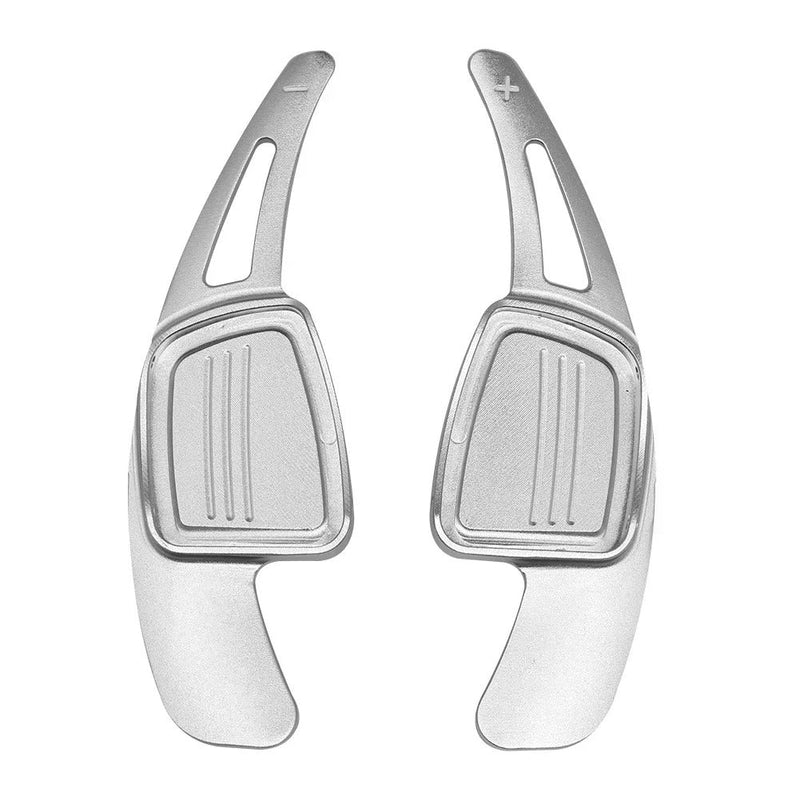 Palettes Volant Extension Audi B9 Imitation Carbone - vue de dessus - Becquet Voiture