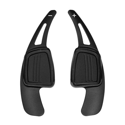 Palettes Volant Extension Audi B9 Imitation Carbone - vue de face - Becquet Voiture