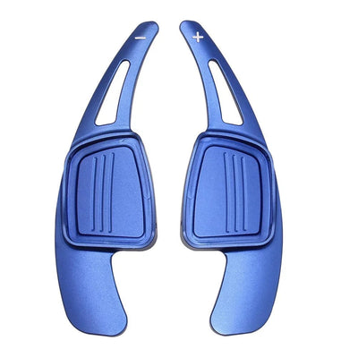 Palettes Volant Extension Audi B9 Imitation Carbone - vue rapprochée - Becquet Voiture