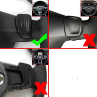 Palettes Volant Extension VW Golf 6 - vue de face 2 - Becquet Voiture