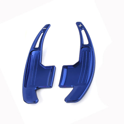 Palettes Volant Ford Mustang 2015-2019 Aluminium Carbone - vue de face 2 - Becquet Voiture