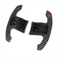 Palettes Volant Look M-Competition Carbone BMW F30 F80 - vue de trois-quarts - Becquet Voiture