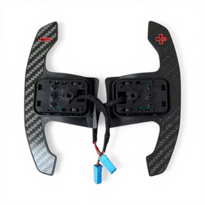 Palettes Volant M-Comp Carbone BMW Série 1 F40 2019-2024 - détail du montage - Becquet Voiture