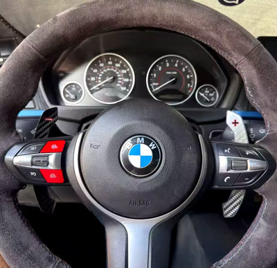 Palettes Volant M-Comp Carbone BMW Série 3 G20 G80 - vue de profil - Becquet Voiture