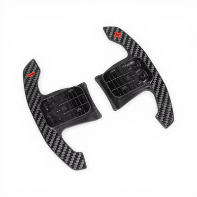 Palettes Volant M-Comp Carbone BMW Série 5 G30 - installé sur véhicule - Becquet Voiture