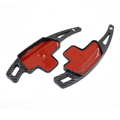 Palettes volant Mercedes-Benz aluminium carbone - vue de dessus 5 - Becquet Voiture