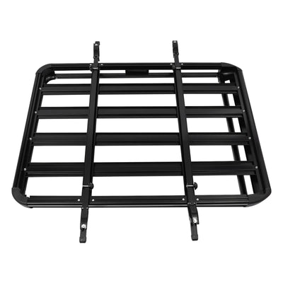 Panier de Toit Universel Aluminium SUV Charge 150 kg - installé sur véhicule - Becquet Voiture