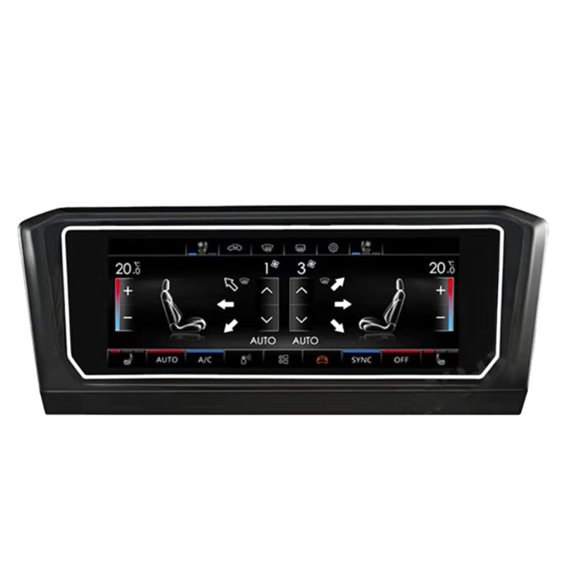 6.9-Inch Digital Climate Control Panel for VW Golf 6 7 Passat - front view - Becquet Voiture